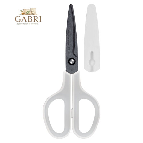 Nůžky PLUS SC-175SF teflonové bílé, 7 " 174mm