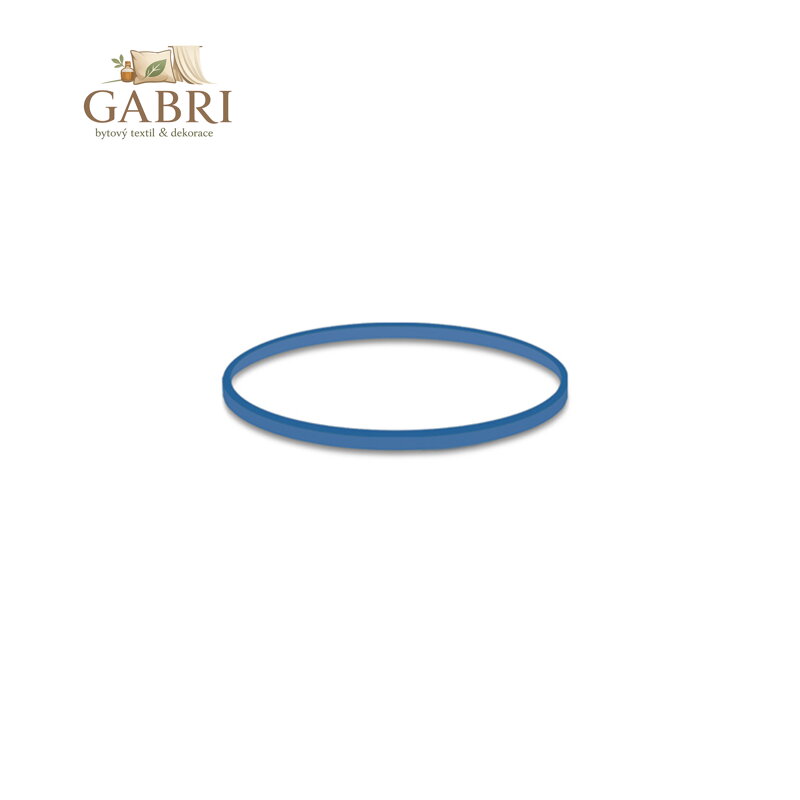 Gumičky modré tenké (1 mm, O 2 cm) [1 kg]