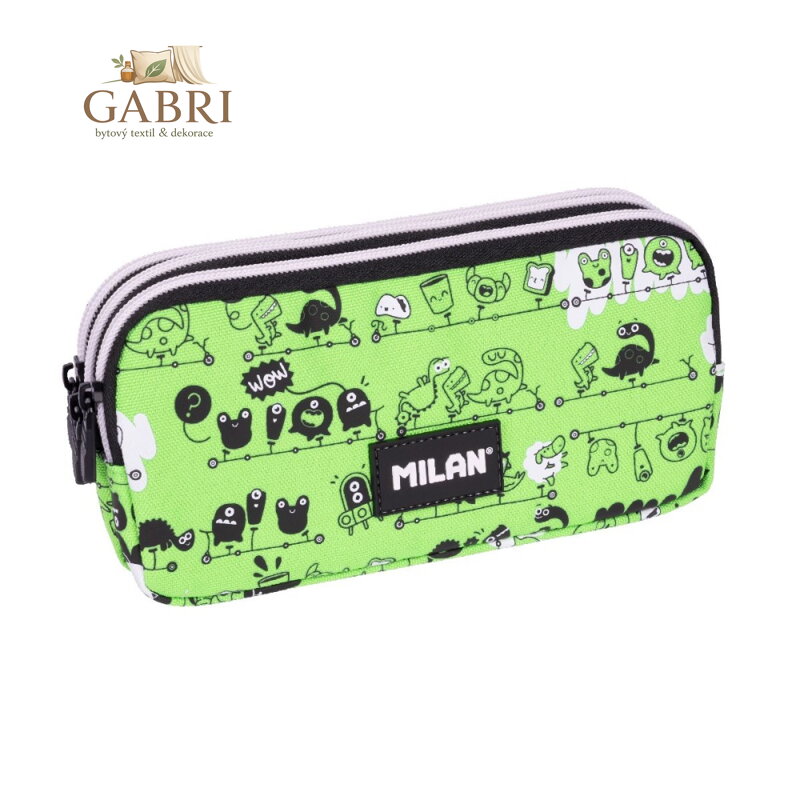 Pouzdro na pera MILAN 3-zipové, série Tandem 2