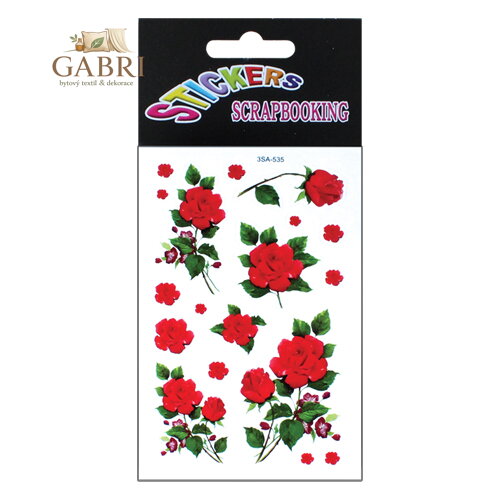 Nálepky 3SA  Květy