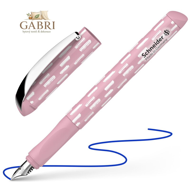 Plnicí pero Schneider Glam Lines M - modrá náplň