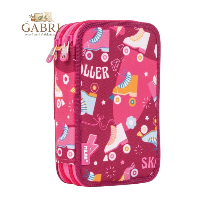 Penál 2-patrový/plněný MILAN - série Roller