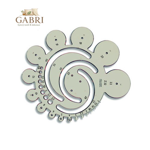 Šablona rádiusová 32