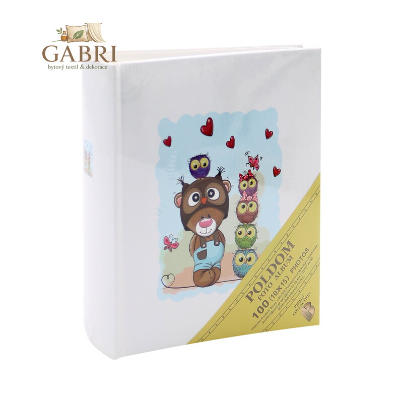 Fotoalbum BEAR pro 100 fotografií 10x15 cm