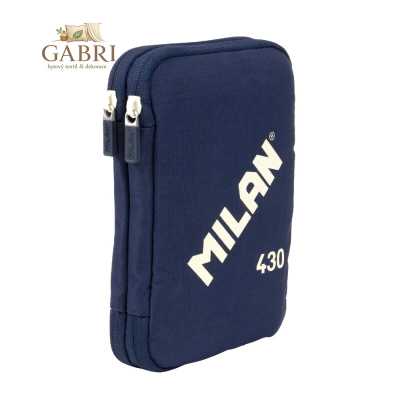 Penál 2-patrový/plněný MILAN - série 1918, námořnická modrá