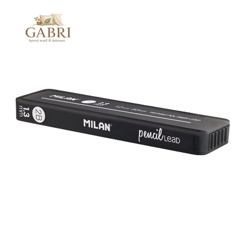Grafitové tuhy MILAN 2B / 1,3 mm, 12 ks