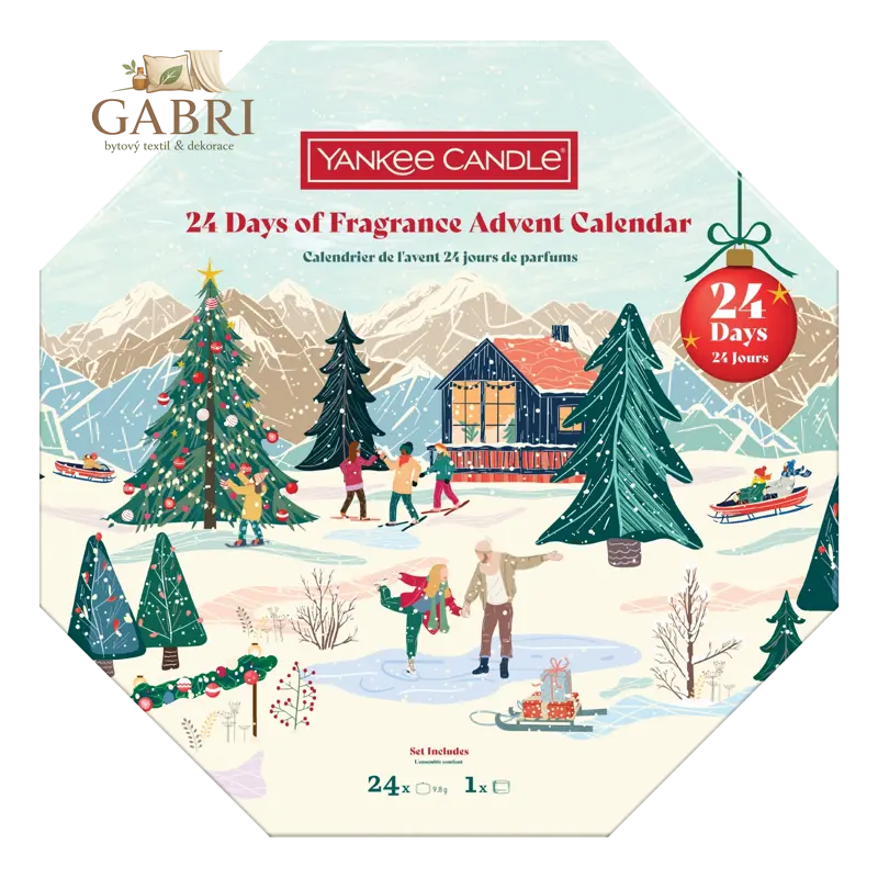 Vánoční set 25 Adventní kalendář - Věnec