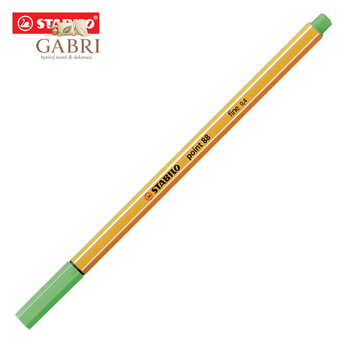 Liner STABILO point 88 světle zelený