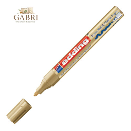 Lakový popisovač Edding 750 zlatý