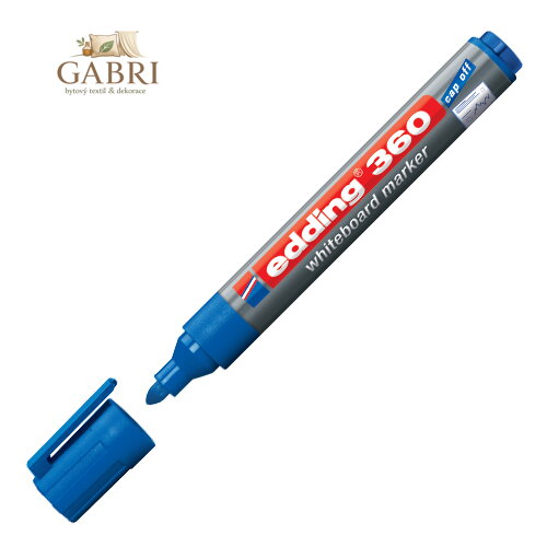 Popisovač na bílé tabule Edding 360 modrý