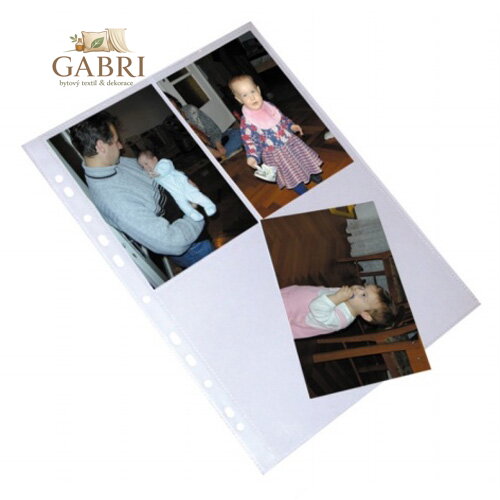 Euroobal, A4, na fotky o rozměrech 10x15 cm, čirý, VIQUEL, 25 ks/bal.