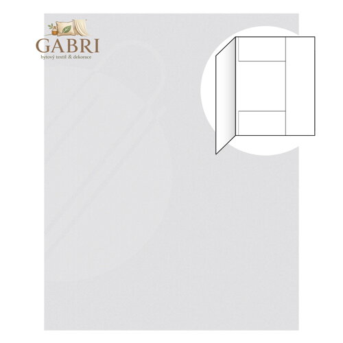 Odkládací mapa se 3 chlopněmi EKO 253 skládaná - bílá