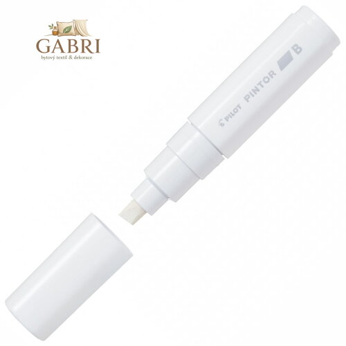 Pintor, PO, Broad, akrylový popisovač bílá