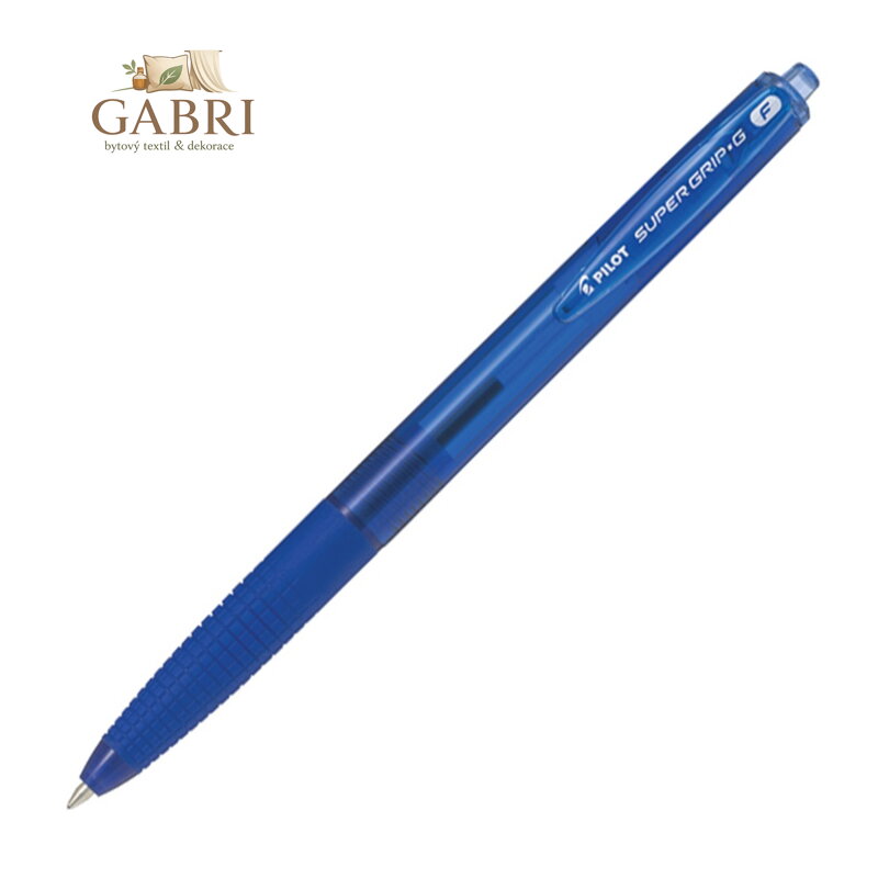 Pero kuličkové PILOT SuperGrip-G 0,7 mm - modrá náplň