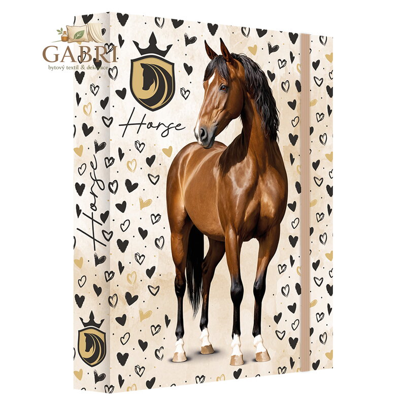 Box na sešity A4 Jumbo MAX S9 Horse