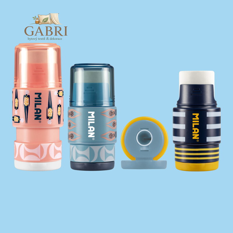 Guma 430 + struhadlo na 2 tužky MILAN COMPACT