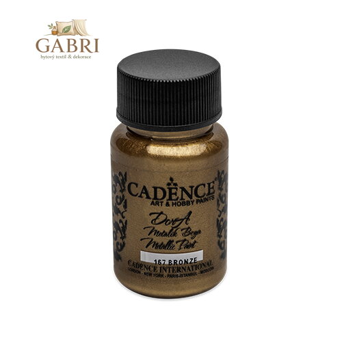 Barva akrylová Cadence D. Metalic, bronzová, 50 ml
