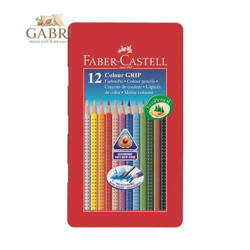 Pastelky Faber-Castell Grip 12 far