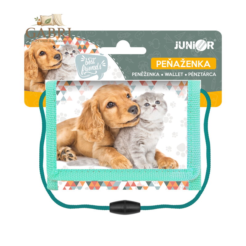 Dětská textilní peněženka - Seria 6 - Best Friends