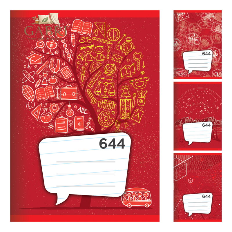 Sešit A6, 40 listů - linkovaný 644