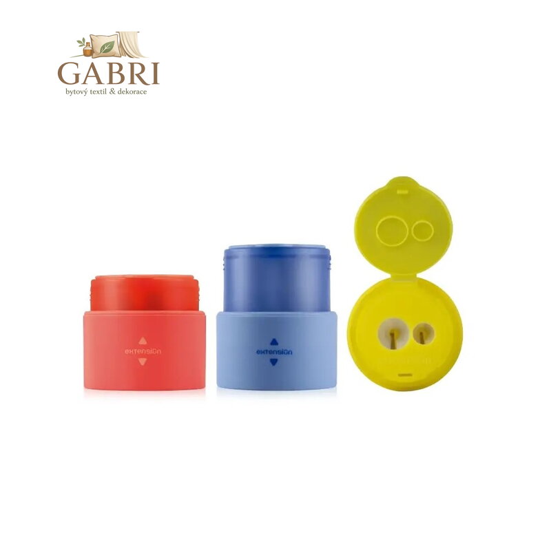 Ořezávátko MILAN Extension s rozšiřitelným zásobníkem, dva otvory (mix /cena 1ks)