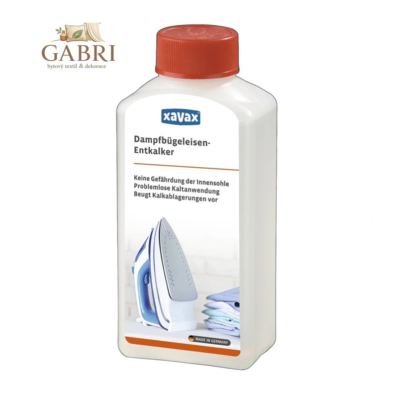 Odvápňovací přípravek pro napařovací žehličky XAVAX 250 ml