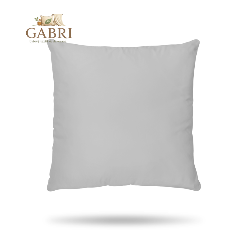 Bavlněný povlak na polštář šedý