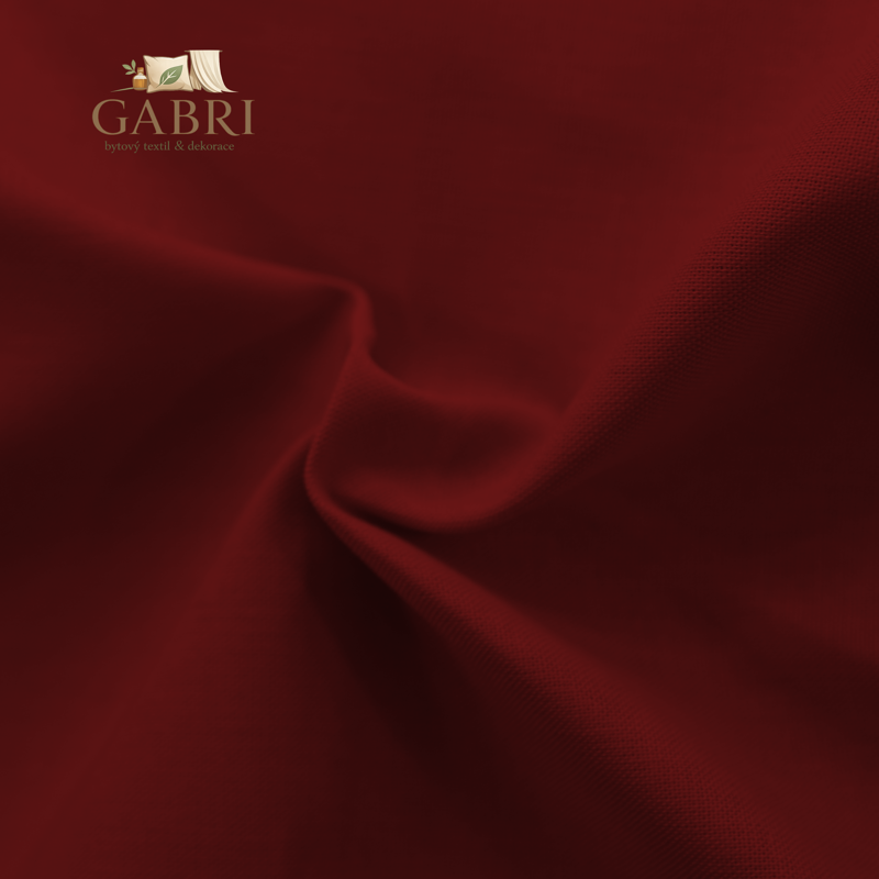 Napínací prostěradlo bavlněné 90x200cm vínové