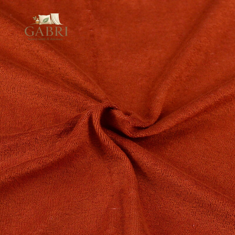 Froté prostěradlo hnědé