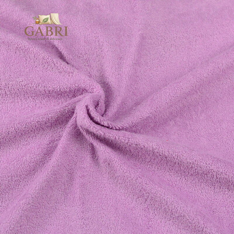 Froté prostěradlo světle fialové