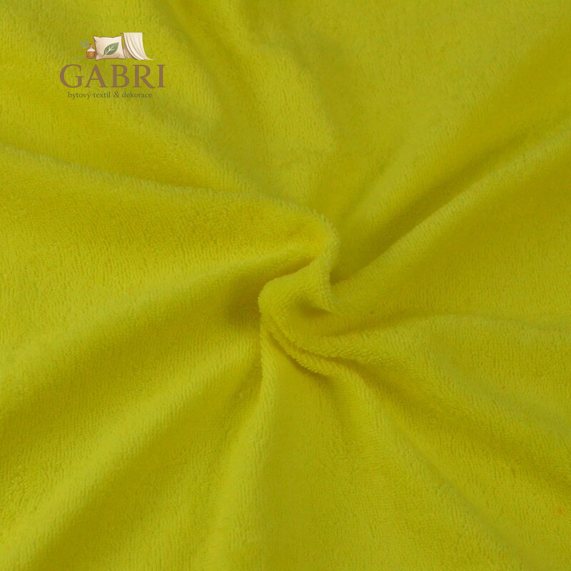 Froté prostěradlo citron