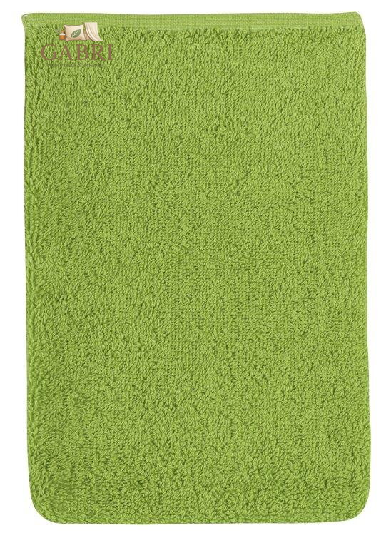 Froté žínka 17x25 olivová