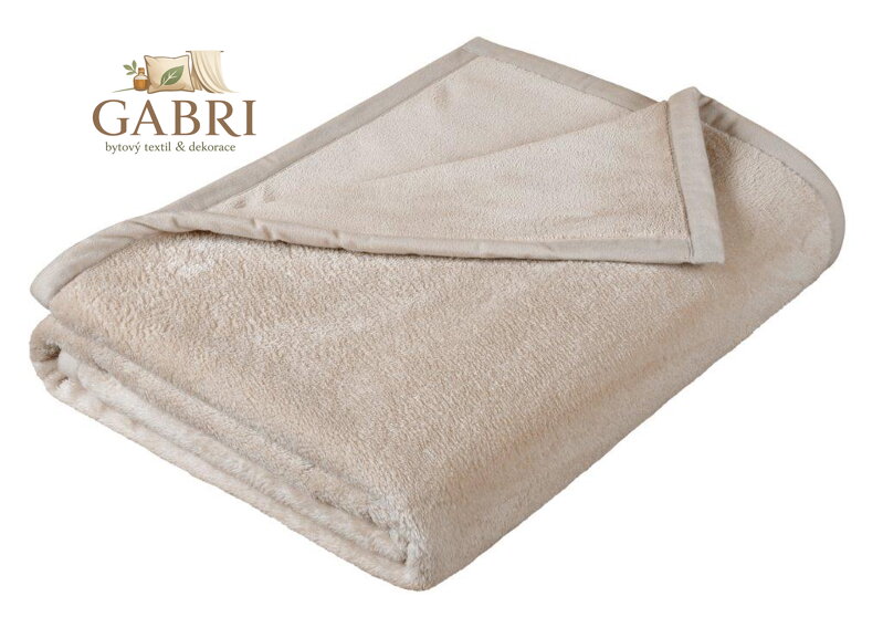 Dětská micro deka 100x150cm béžová