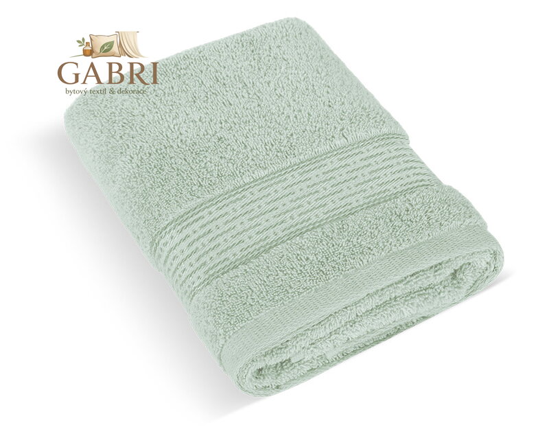 Froté ručník 50x100cm proužek 450g mint