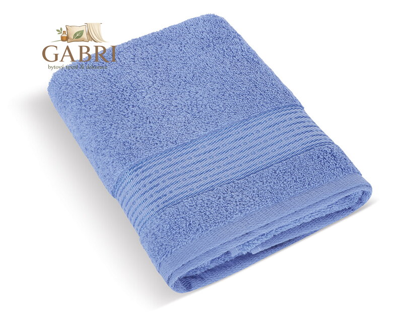Froté osuška 70x140cm proužek 450g modrá