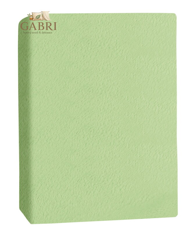 Prostěradlo mikroflanel zelené