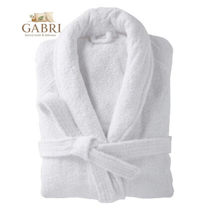 Hotelový froté župan bílý XL