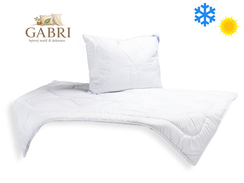 SET Přikrývka AntiStress celoroční 140x200cm 850g + Polštář UNICO AntiStress 70x90cm 900g
