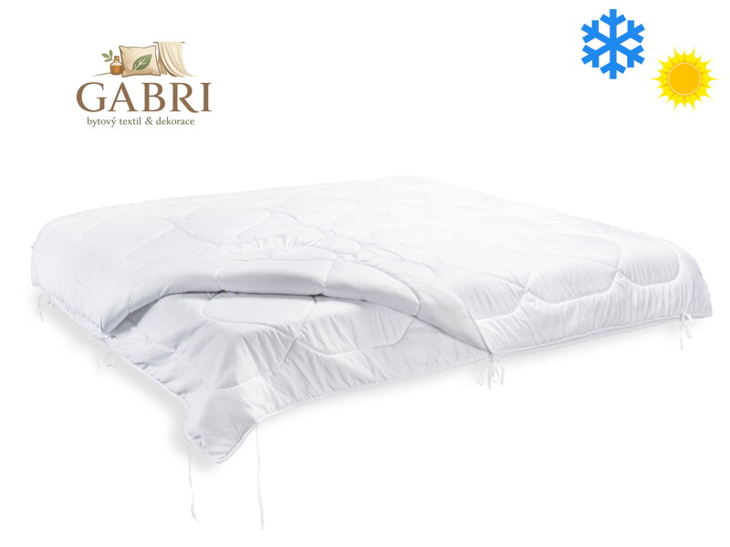 Francouzská dvojitá přikrývka Duo Aloe Vera 220x200cm 1980g