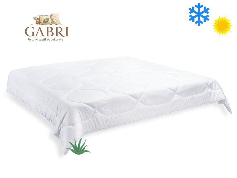 Francouzská přikrývka Aloe Vera celoroční 240x200cm 1440g