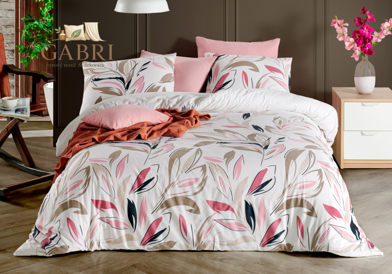 Bavlněný povlak na polštář Carmen pink