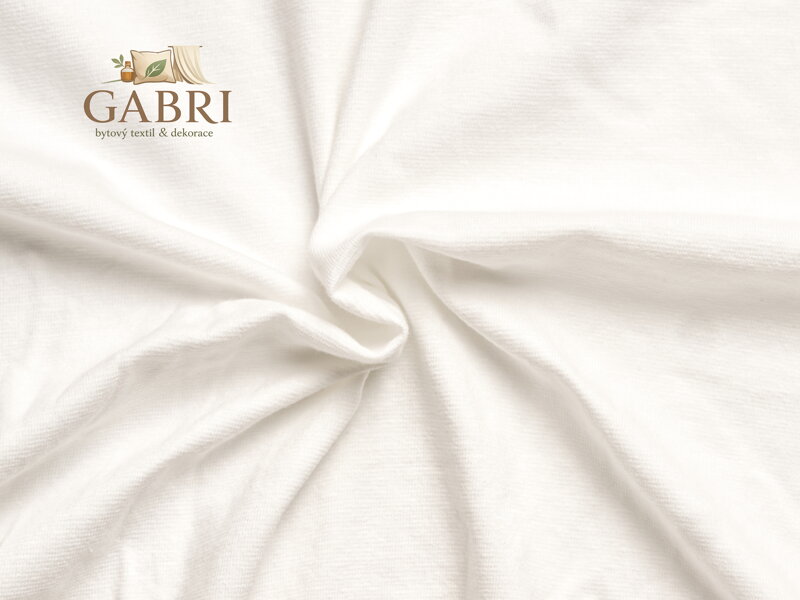 Jersey prostěradlo EXCLUSIVE smetanové