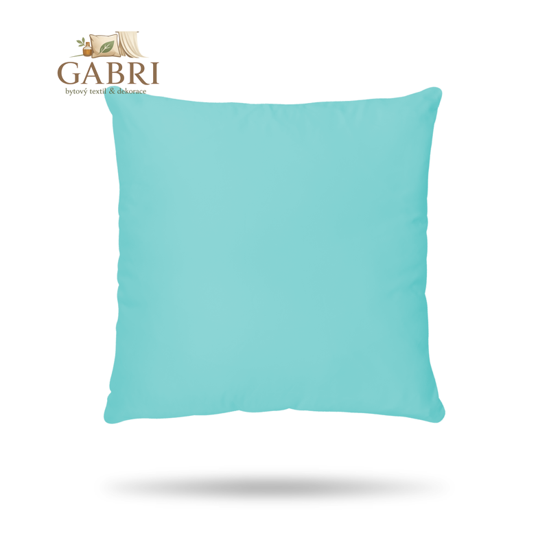 Bavlněný povlak na polštář tyrkysový