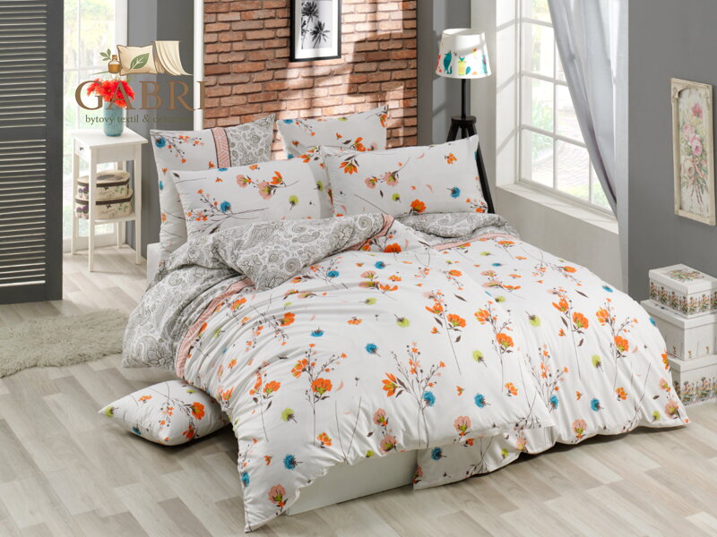 Povlečení francouzské bavlna 200x200,70x90 Stela cream