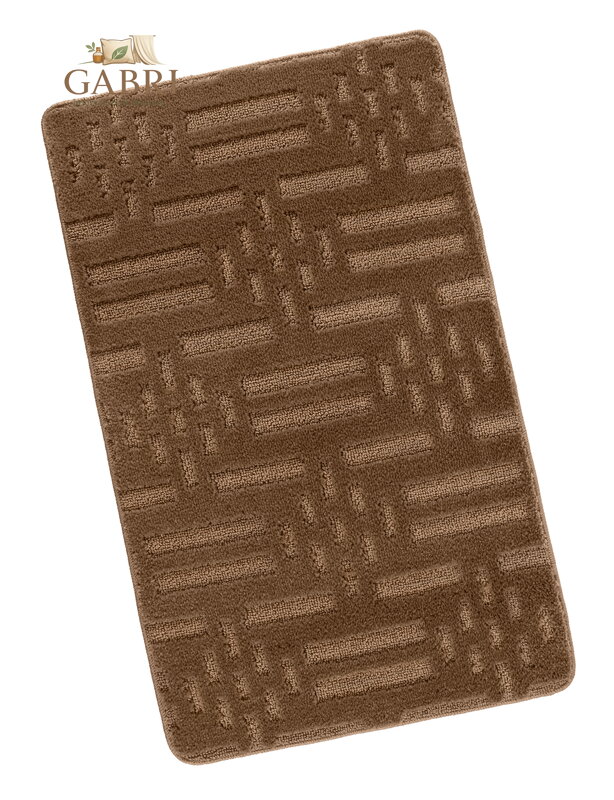 Koupelnová předložka 60x100cm Čárky hnědé