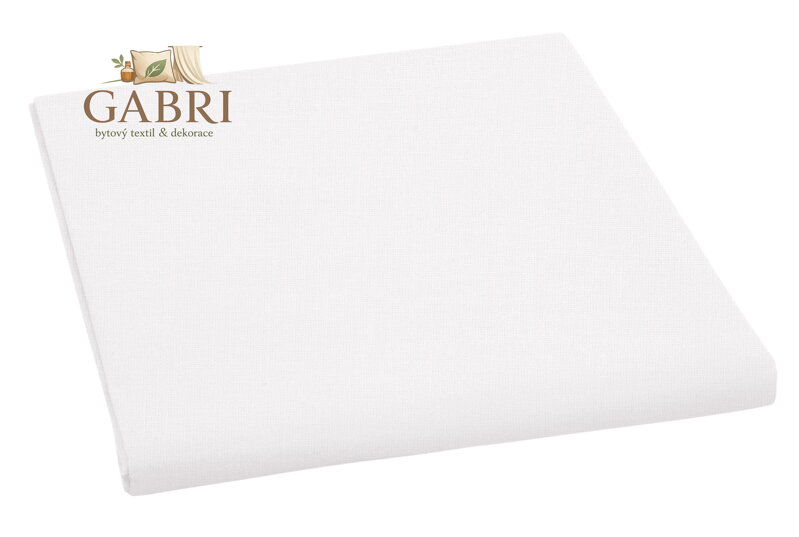 Prostěradlo bavlněné do sauny 150x180 cm bílé