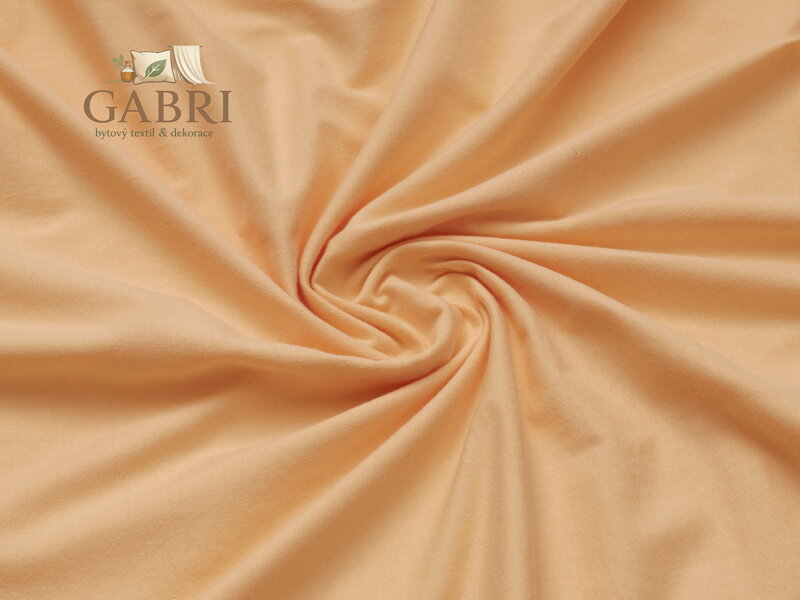 Jersey prostěradlo EXCLUSIVE pískové