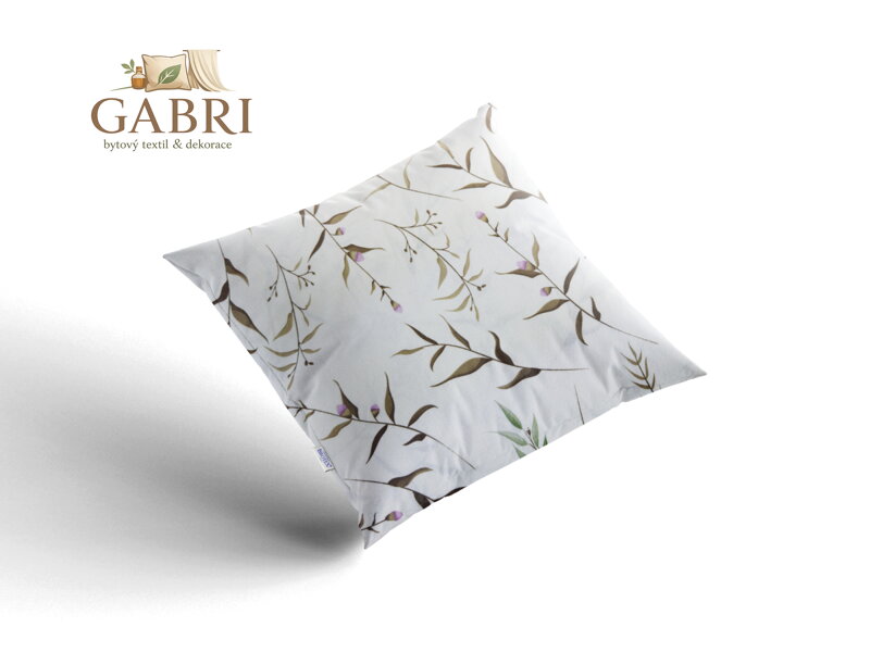 Krepový povlak na polštář Verona natur