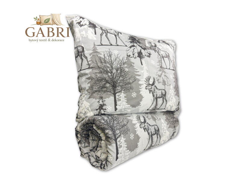 Vánoční povlečení francouzské bavlna 200x200,70x90 Lara