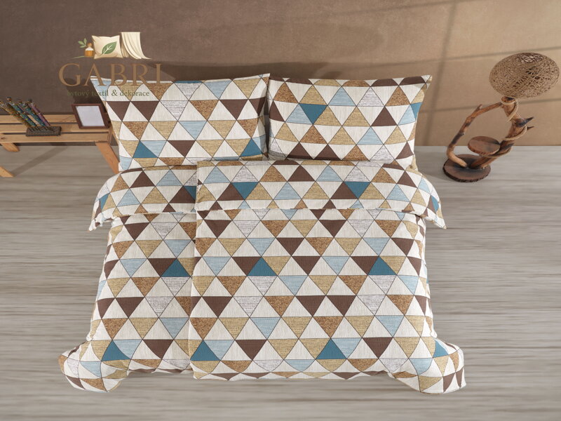 Povlečení francouzské krep 240x200, 70x90 Virginia